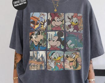 Retro Disneyland Resort Comfort Colors Shirt Mickey & Friends Tee Disneyland Jersey Tank Top Family Vacation 2026 Shirt Disney Trip 2026