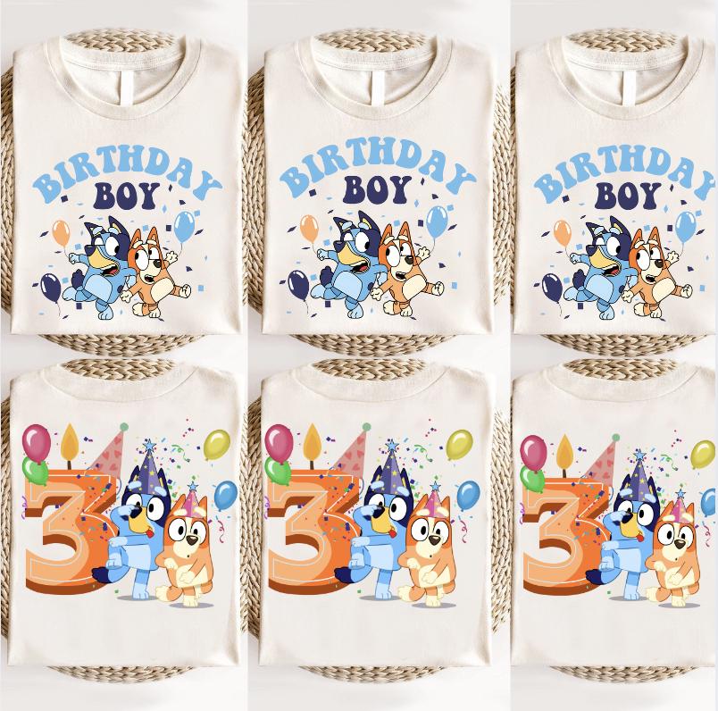 Custom Bluey Shirt - All Sizes & Types
