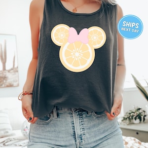 Minnie Disney Tank Top Mickey Mouse Disney Coquette Minnie Bowtie Family Tank Top Disney Vintage Disney Minnie Tank Top Disney Holiday