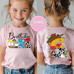 Personalized Toy Story Birthday Girl Sweatshirt Disney Birthday Shirt Kids Birthday Sweatshirt Birthday Toy Story Birthday Shirt Gift For