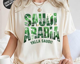Saudi Arabia Soccer 2026 Shirts Yalla Saudi ! Fan Tank Top Soccer Fan Shirt Nation Cup Tee for Summer