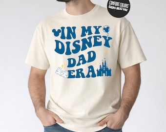 Disney Father's Day Shirt In My Disney Dad Era Tee Disney Mickey Mouse Father and Son Matching Shirt Happy Father's Day Long Sleeve