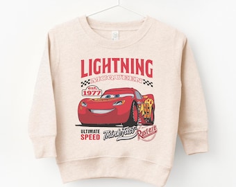 Disney McQueen Shirt Kids Disney Cars Tee  Cars Sweatshirts Cute Cars Shirt Toddler Shirt Boys Car Shirt Disney Shirt McQueen