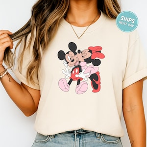 Mickey Minnie Shirt Disney Love Tee Cute Mickey Minnie Shirt Comfort Colors Love Disney Shirt Couples Disney Shirt Disney Shirt Cute Disney