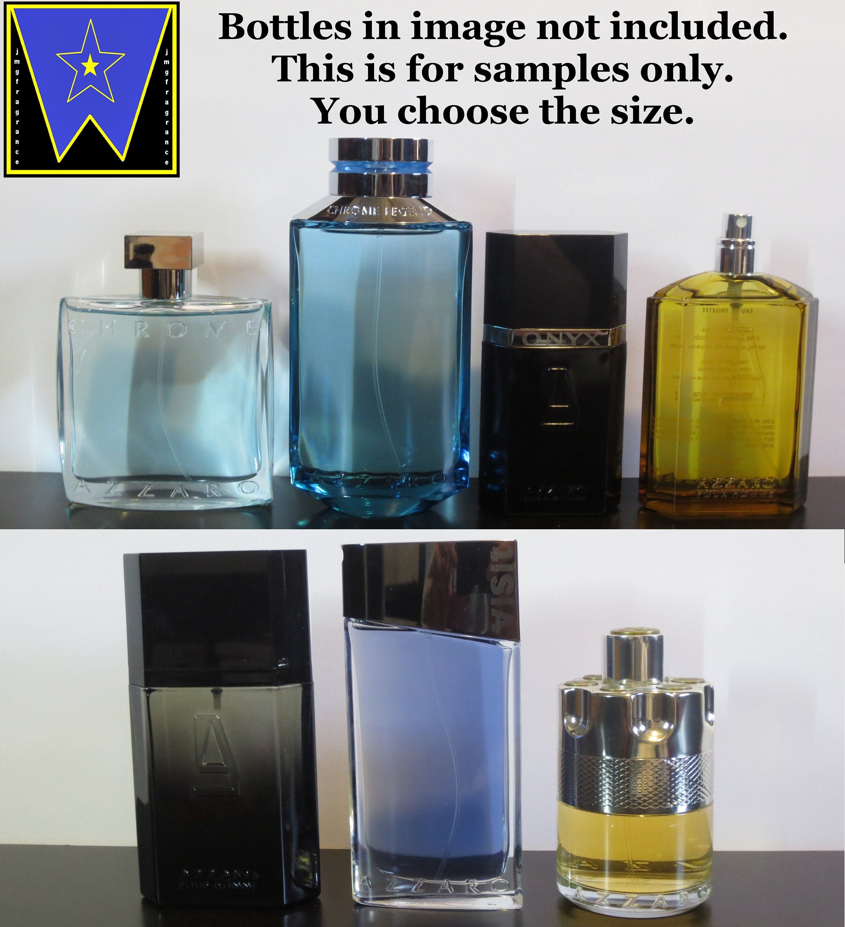 Azzaro Men edt Cologne Decant Sample Lot Chrome Legend Visit Etsy