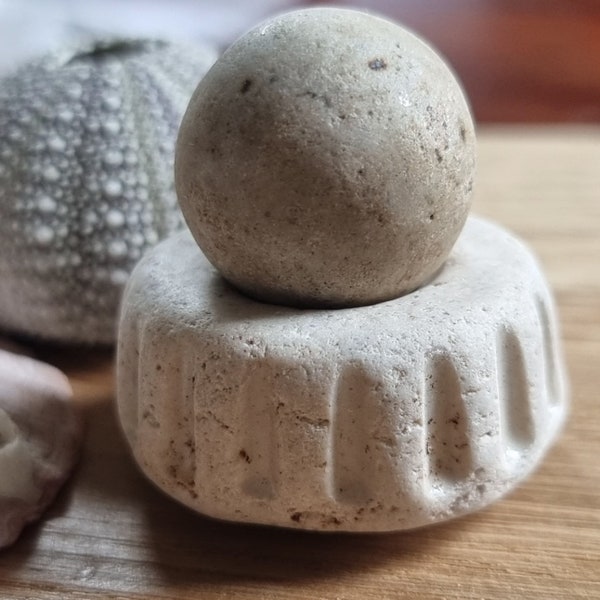 Sea worn clay marble,sea worn clay bottle part,genuine scottish beach finds,collectors items.sea marbles,pipe piece.