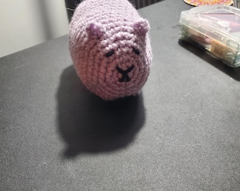 Peluche de gato de ganchillo