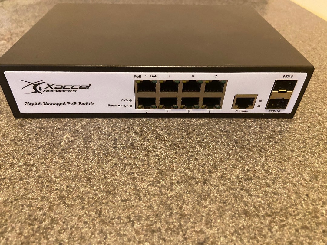 10-port Gigabit Smart Managed Poe Switch Layer 3 With Openwrt Installed ...