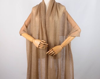 Bruiloft sjaal beige/bruiloft cape sjaal/mohair wrap/winter bruiloft wrap/warme bruids stola/grote sjaal/avond wrap