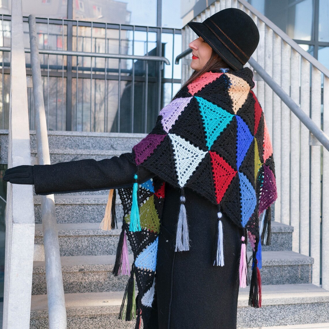 small triangular shawl