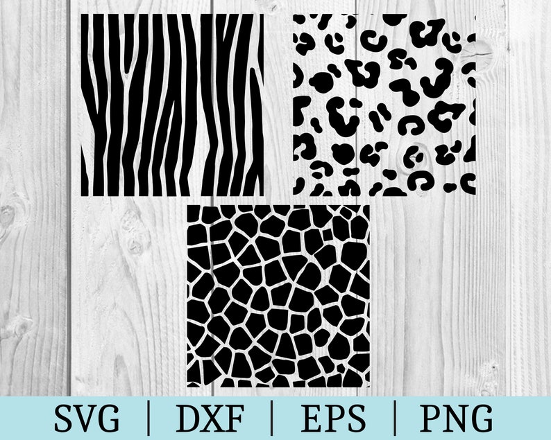 Download Clip Art Art Collectibles Silhouette Instant Download Cut File Svg Dxf Eps Png Animal Print Clipart Seamless File Animal Print Seamless Pattern Bundle Svg
