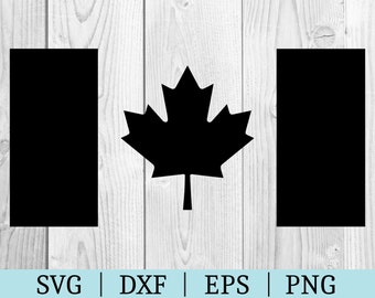 Canada Flag SVG | Flag Clipart | Cut File | Canada File | Svg Dxf Eps Png | File for Silhouette | Instant Download