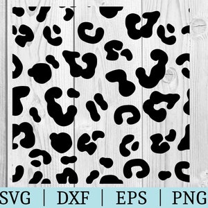 Cheetah Seamless Pattern SVG | Animal Print Clipart | Cut File Cricut | Leopard File | Svg Dxf Eps Png | Silhouette | Instant Download