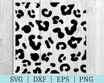 Cheetah Seamless Pattern SVG | Animal Print Clipart | Cut File Cricut | Leopard File | Svg Dxf Eps Png | Silhouette | Instant Download