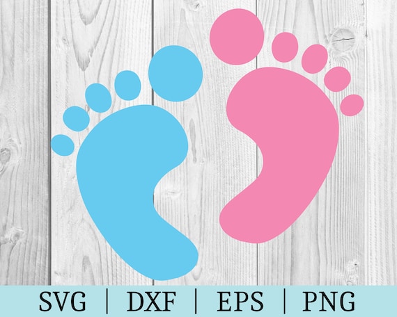 Baby Fusse Svg Vector Clipart Ausschneiden Von Datei Etsy