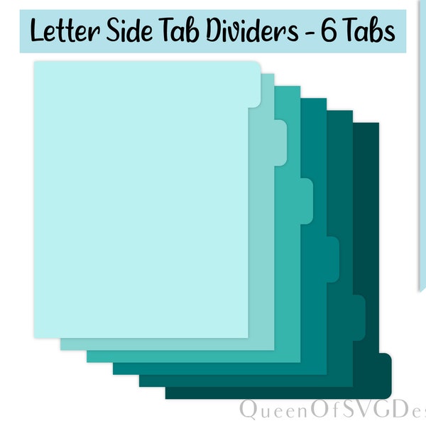 Tab Dividers Etsy