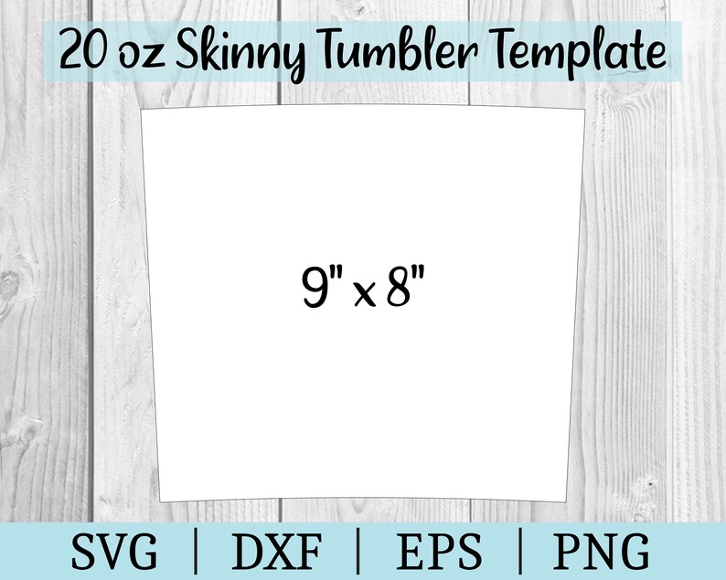 20 Oz Tumbler Template Svg