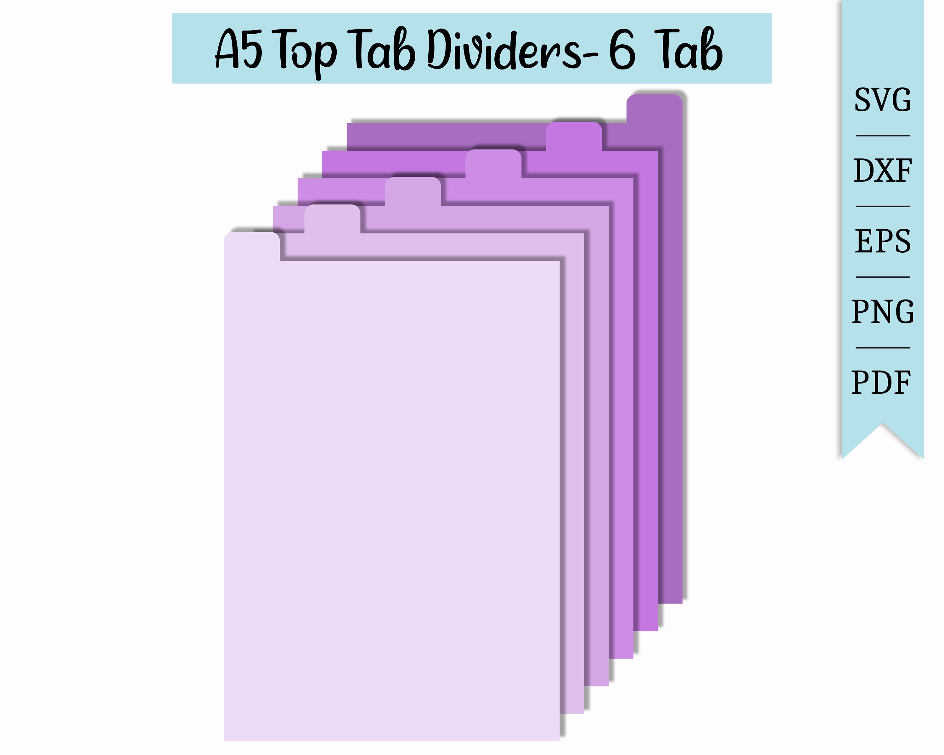 Index Card Divider Sets / 3x 5 Index Card Dividers / Vintage Alphabetical  or Numerical Card Guide Sets / Blue or Beige 