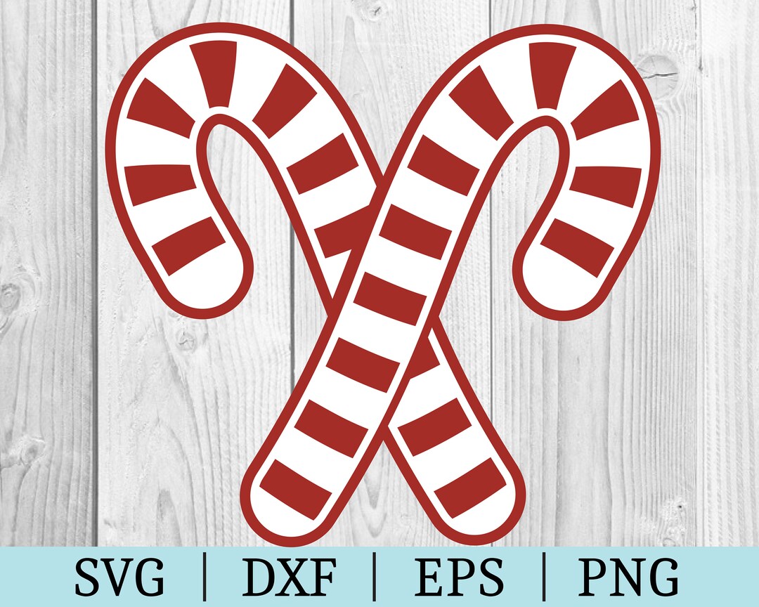 Candy Canes SVG | Christmas Clipart | Cut File | Winter File | Svg Dxf ...