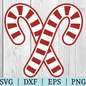 Laski cukrowe SVG | Clipart świąteczny | Plik do cięcia | Plik zimowy | Svg Dxf Eps Png | Plik dla sylwetki | Natychmiastowe pobranie