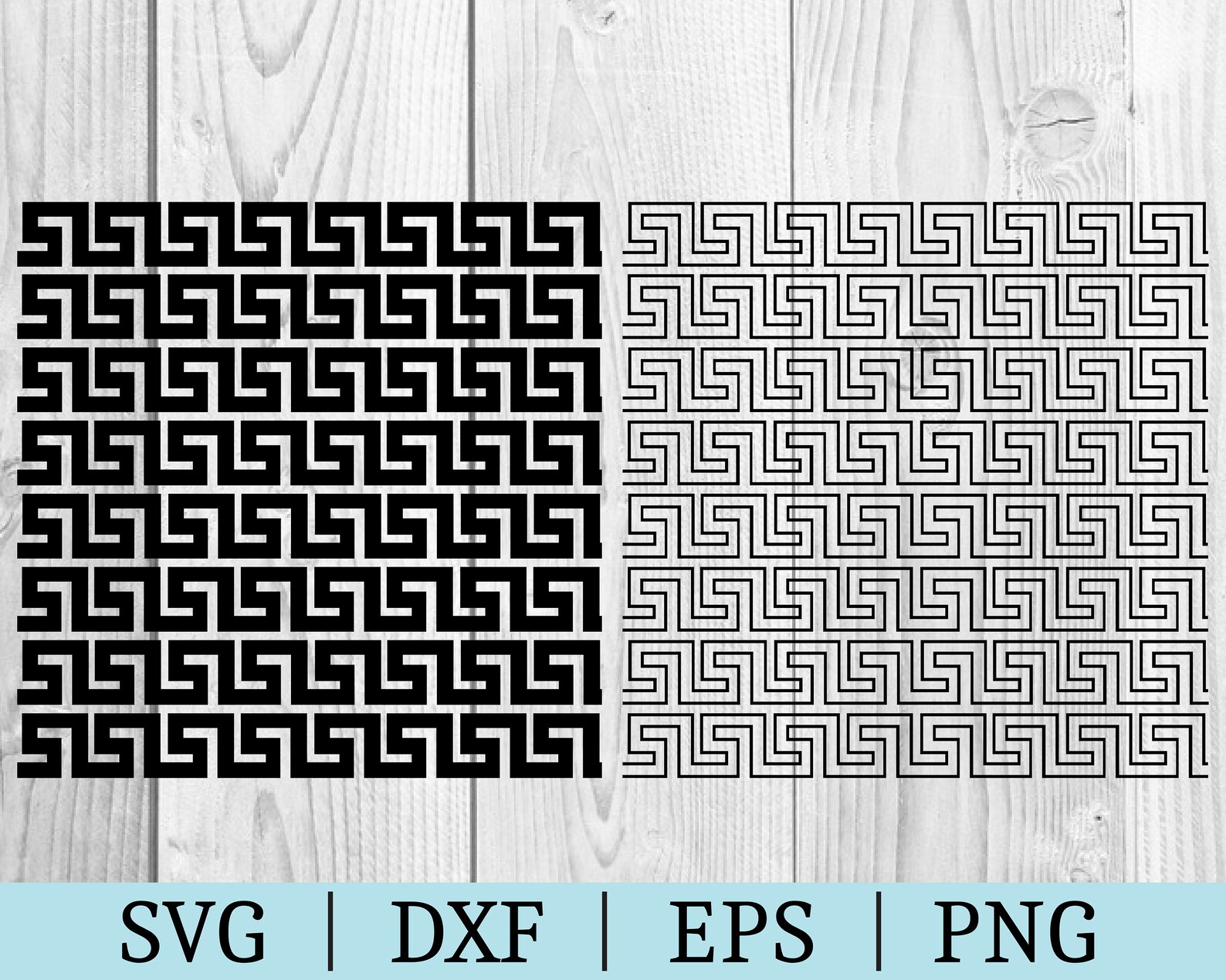 Greek Wave Pattern Bundle SVG Seamless Pattern Clipart Cut Etsy UK