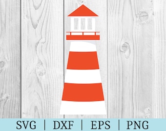 Leuchtturm SVG | Vector Clipart | Ausschneiden von Datei-| Nautische Datei | Svg Dxf Eps Png | Datei für Silhouette | Sofortiger Download