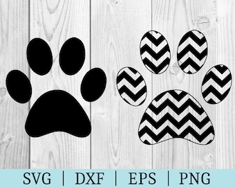 Paw Bundle SVG | Paw Clipart | Cut File | Animal File | Svg Dxf Eps Png | File for Silhouette | Instant Download