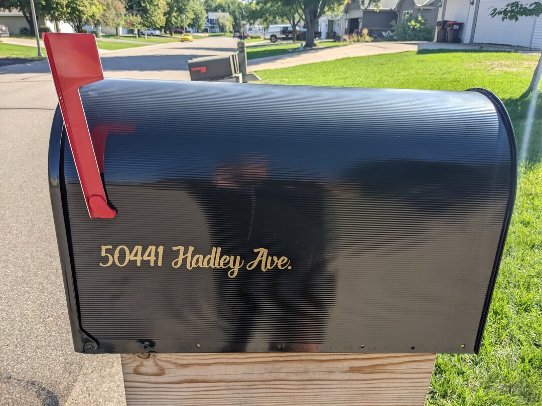 Mailbox Numbers address Numbers Mailbox Number Stickers Etsy