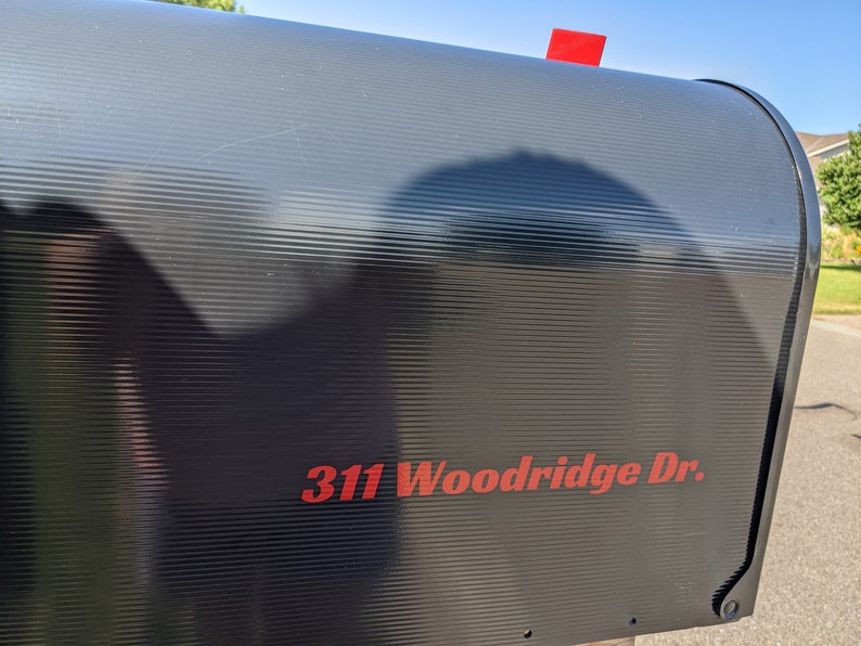 Mailbox Numbers address Numbers Mailbox Number Stickers Etsy