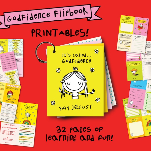 PRINTABLE Godfidence Flipbook INSTANT DOWNLOAD - digital download book