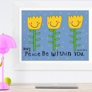 Nursery Wall Art Christian Wall Art Nursery Art Kids Wall Art Girl Nursery Print Nursery Decor Wall Art Christian Art Christian Prints Art