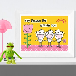 Christian Prints Kids Room Wall Art Christian Nursery Prints Kids Christian Art Sunday School Wall Art Playroom Print Bible Verse Art