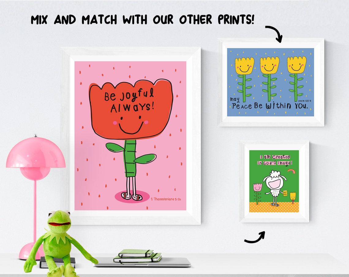 Nursery Wall Art Christian Wall Art Nursery Art Kids Wall Art Etsy UK