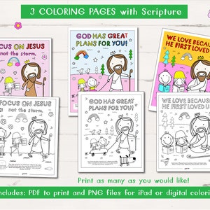 Christian Coloring Pages Printable Coloring Pages Digital Coloring Pages