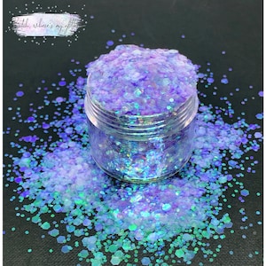 Chunky Mix Glitter-Color Shifting- &quot;Mermaid Scales&quot;