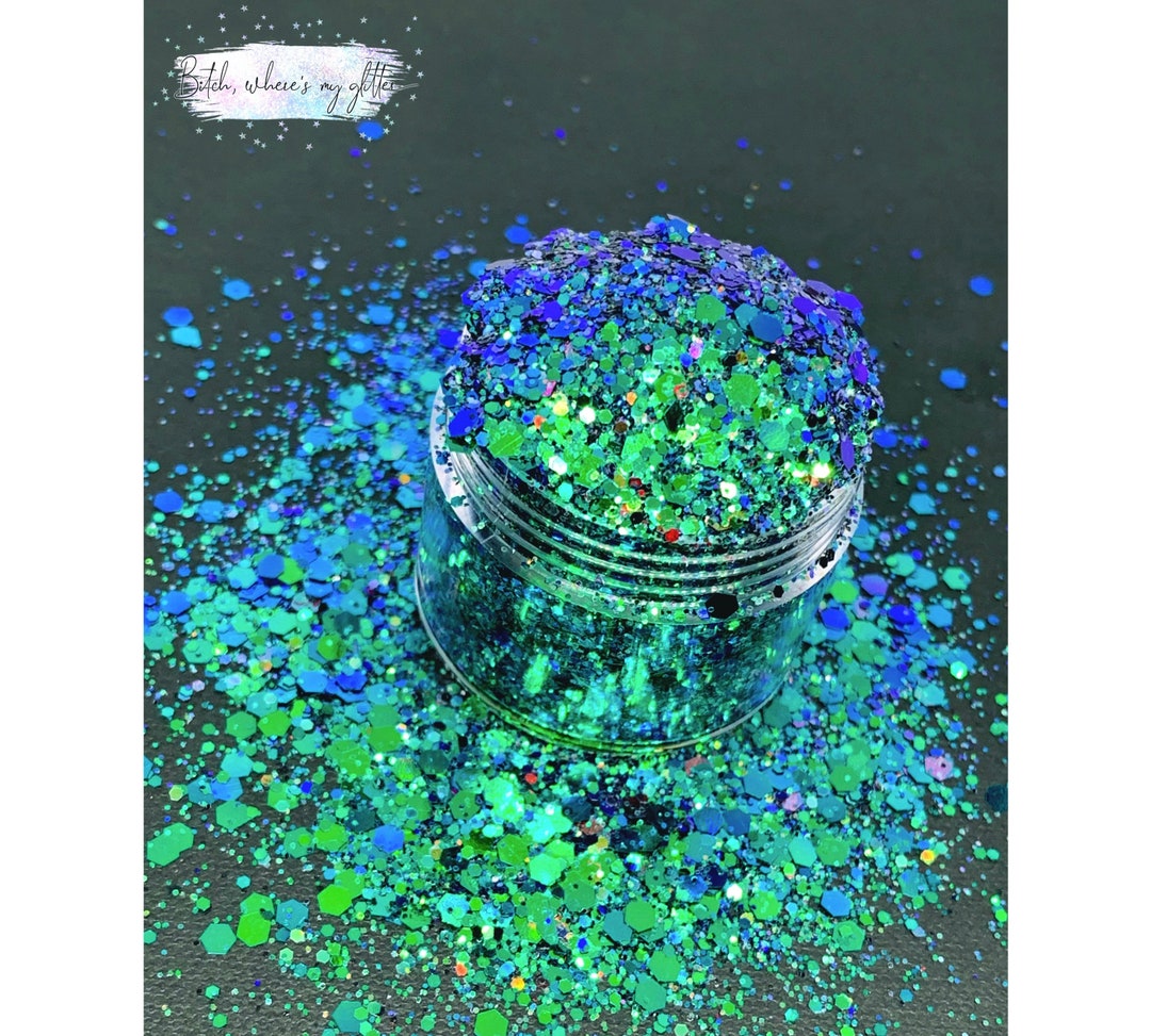 Bespoke Color Shifting Flower Shaped Glitter – Glitter Guy
