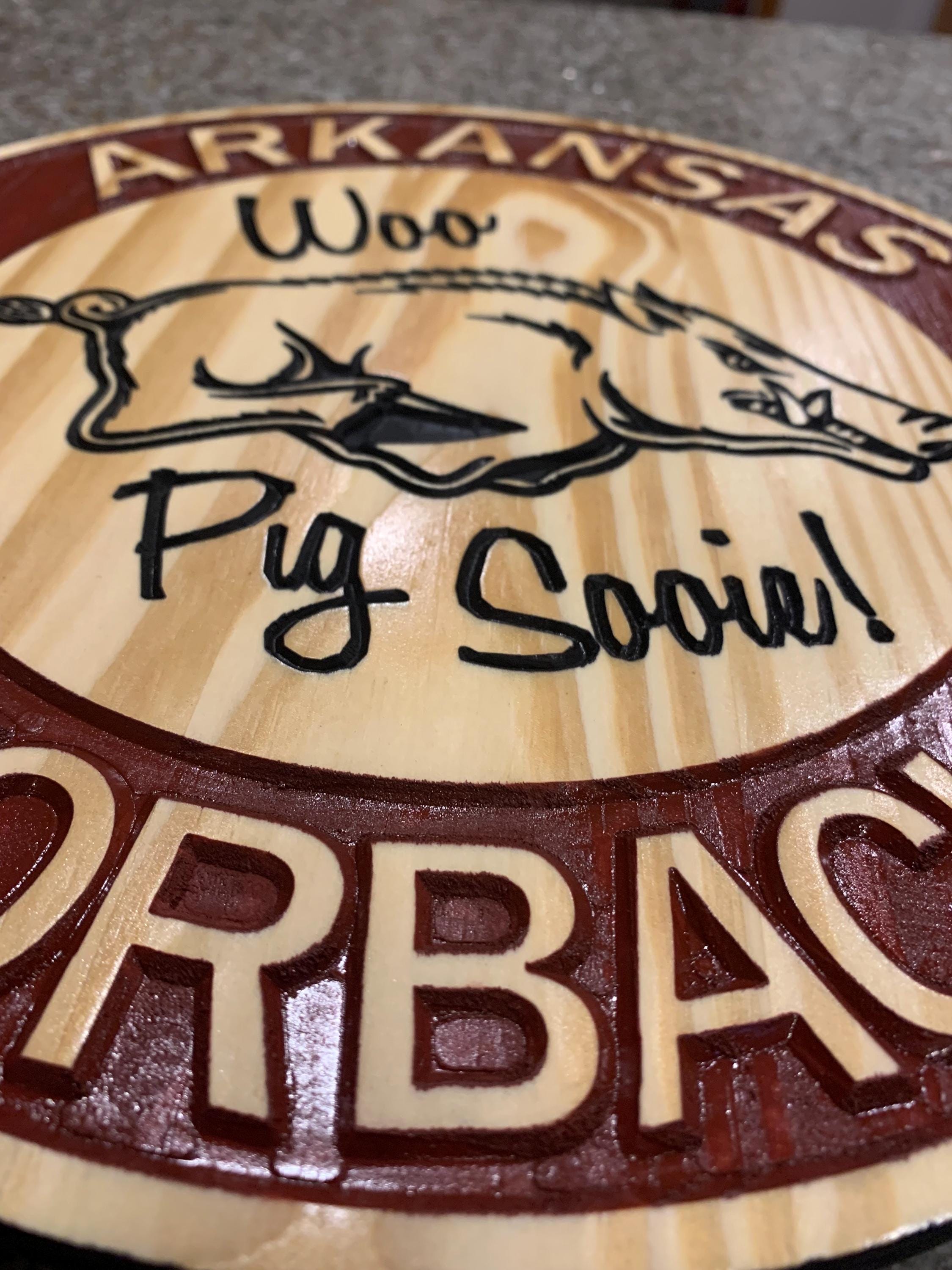 Arkansas Razorbacks Sign - Etsy