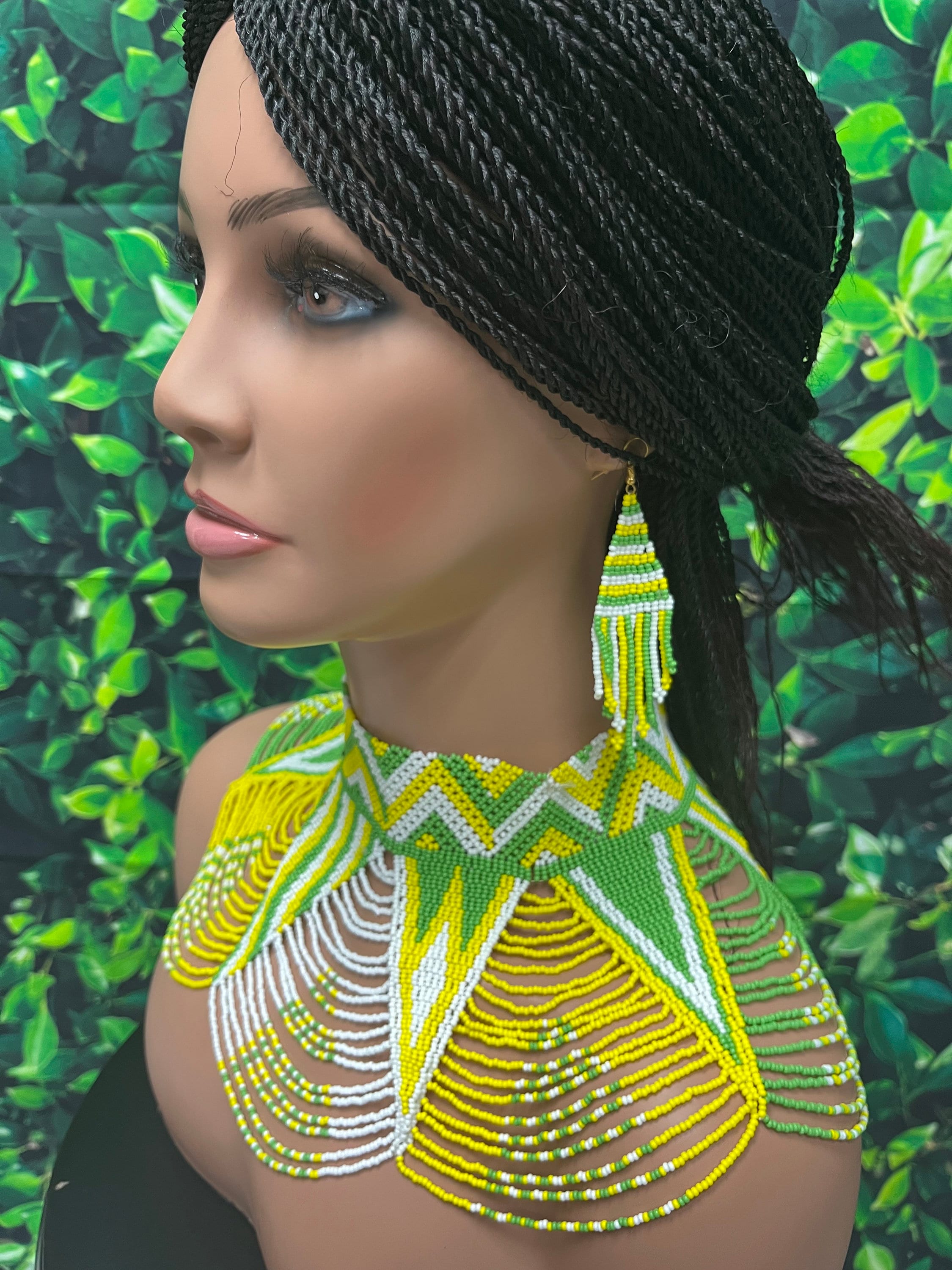 Green Dress Necklace - Etsy