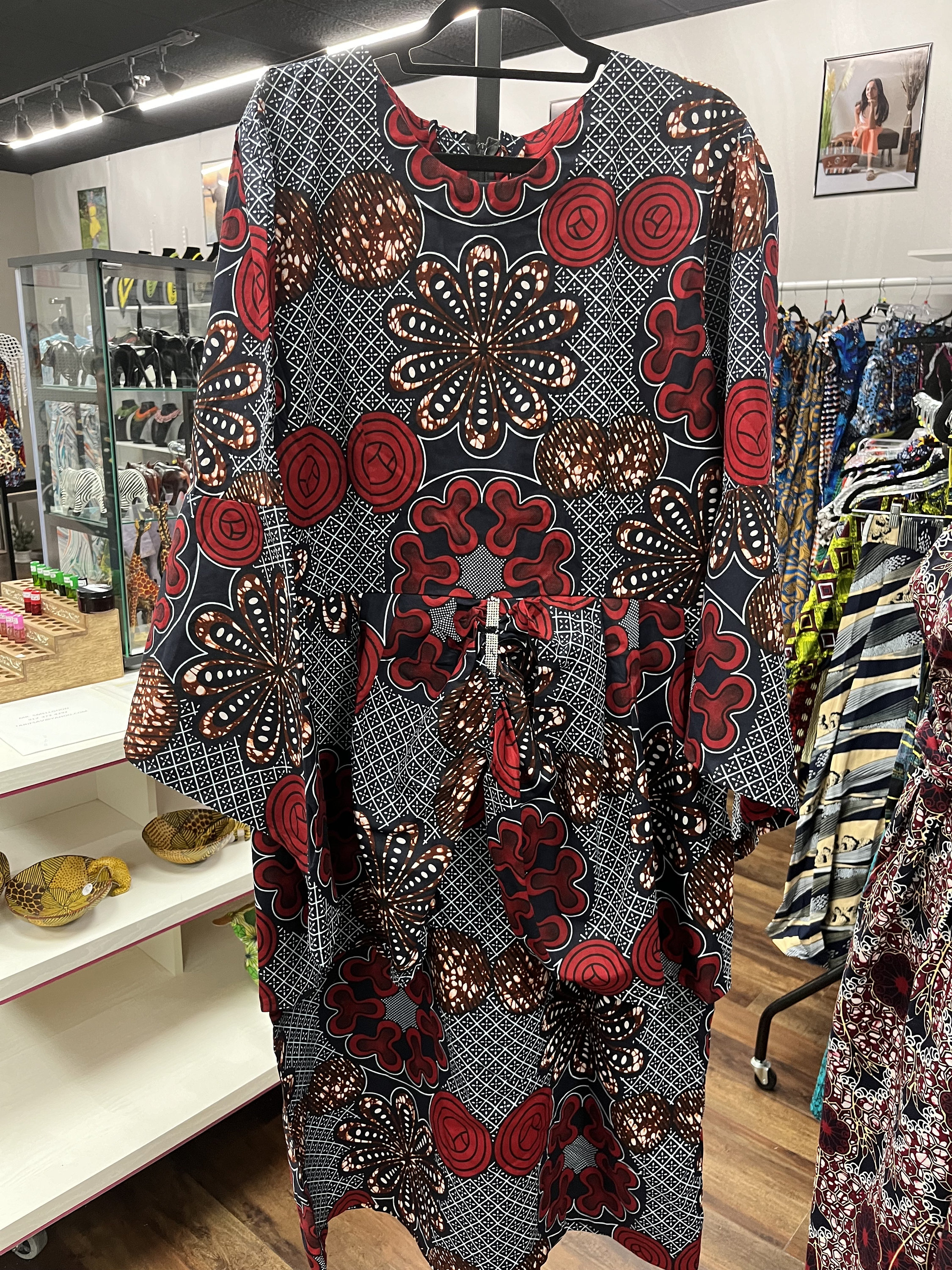 peplum kitenge dresses Peplum Kitenge Tops