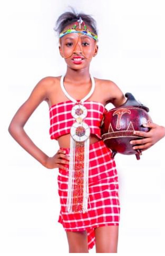 Disfraz de Masái Africana para Mujer