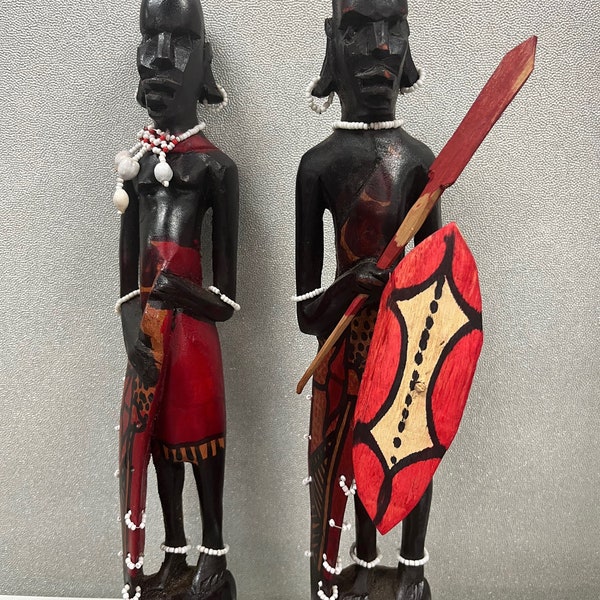 Maasai warriors. Home decoration, Office decoration, Gift for anyone. Gift for her.  Gift for him. Mothers gift. Wife's gift.