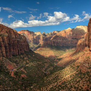 Zion Canyon From Canyon Overlook Trail, Zion National Park, Utah, USA, Wall Art, Decor, Fine Art Photography