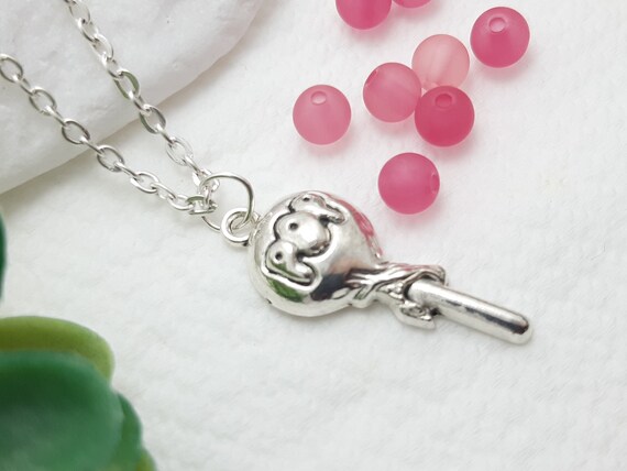 Cute ICE CREAM LOLLIPOP Necklace Chain Pendant Alloy Sweets Summer Beach Lolly Cute ICE CREAM LOLLIPOP Necklace Chain Pendant Alloy Sweets Summer Beach Lolly