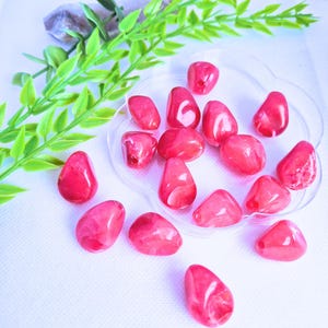 10 pcs Grosses perles, Perles uniques, Perles 22 x 16 mm, Perles acryliques, Perles fuchsia, Perles pour travaux manuels, Grosses perles pour fabrication de bijoux, travaux manuels