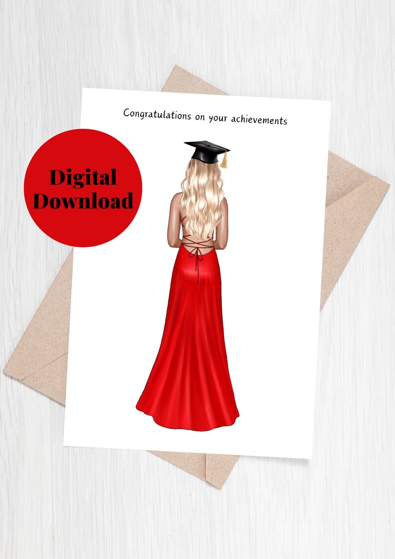 Printable Graduation Card,congratulation for Graduating,graduation Card Daughter,graduation Cap ...
