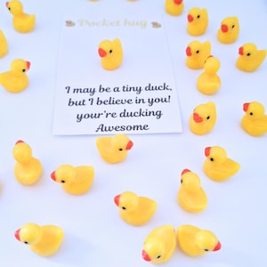 Yellow Duck Ornament, Garden Duck Ornaments, Fairy Gardens Duck, Mini Ducks Gift, Duck Decoration, For Miniature Garden, Craft Resin Ducks