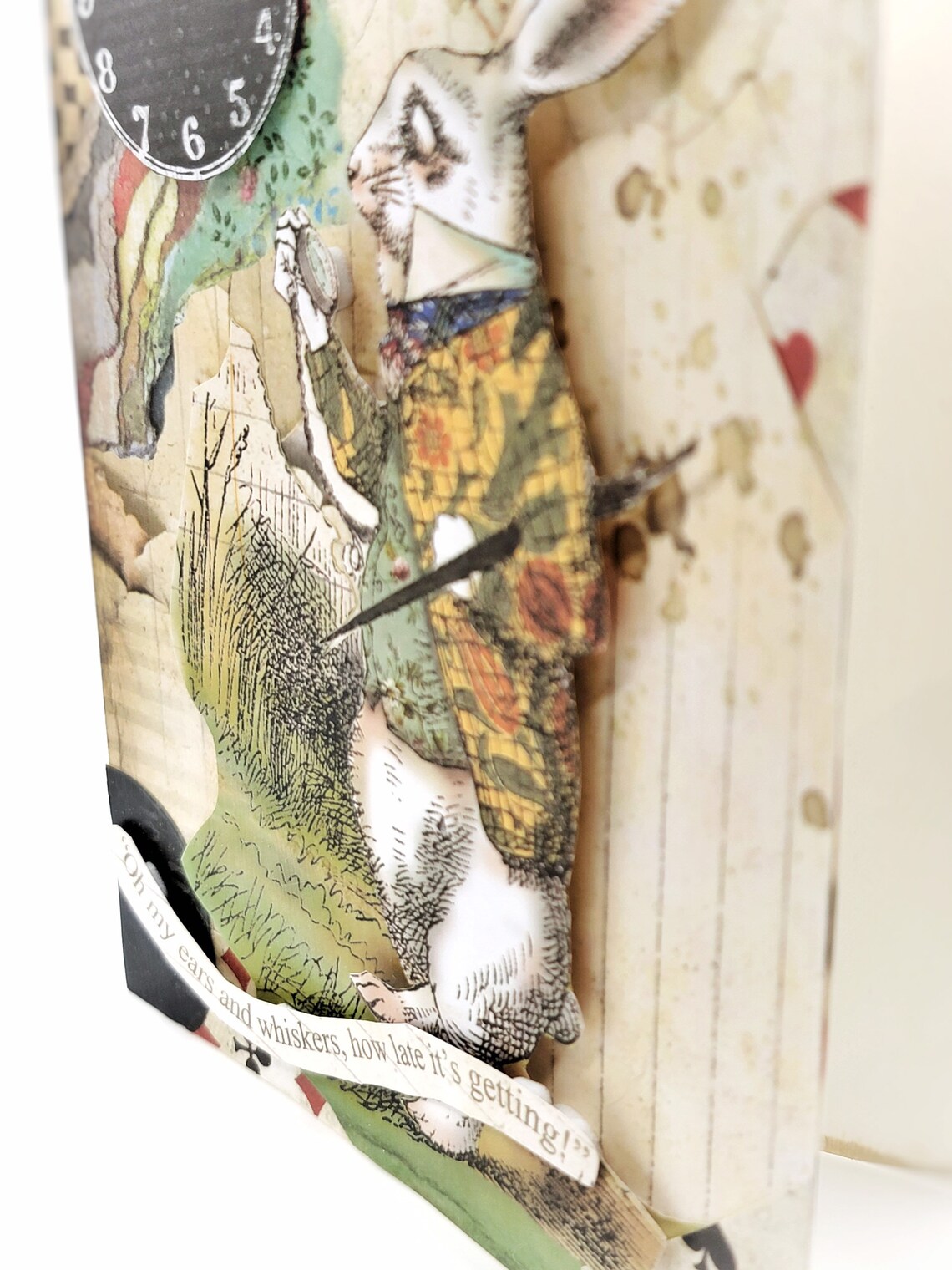 Im Late White Rabbit Greeting Card - Etsy