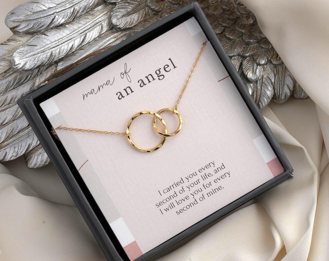 Miscarriage Gift Necklace, stillborn necklace, Pregnancy Loss, Bereavement Gift, Mama of an angel necklace, Sterling Silver