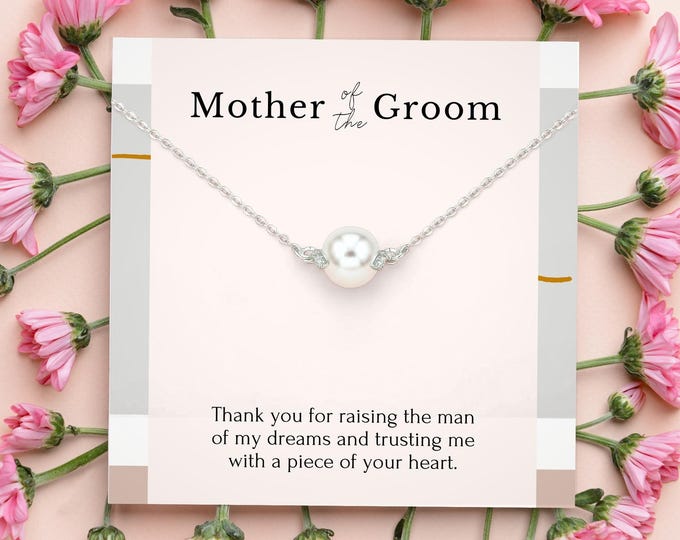 Mother of the Groom gift from bride, thank you for raising the man of my dreams, Mother in Law Wedding gift from bride, rehearsal dinner
