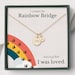 Rainbow Bridge Dog necklace, Loss of Dog memorial Jewelry, Dog loss gifts, Pet memorial necklace,  necklace, Pet sympathy, necklace gift 